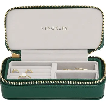 Šperkovnice Stackers, Cestovní krabička na šperky Stackers Travel classic lesní zeleň - Formadore
