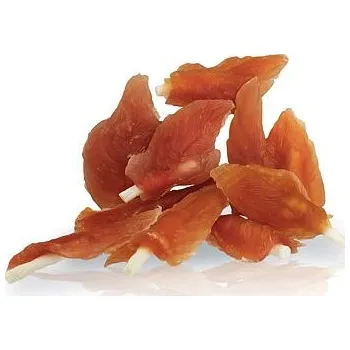 Pamlsek pro psa KIDDOG kuřecí prsa na buvolí tyčince mini 9 cm, 500g