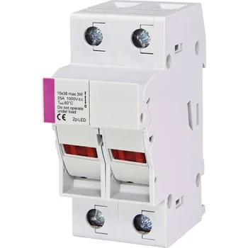 Autopojistky ETI Elektrotechnik EFH 10 DC 2p LED, 002540213 držák pojistky, 1000 V, 25 A, 1 ks