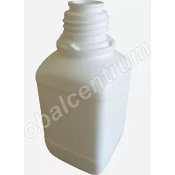 Láhev 310-84000 HDPE LÁHEV 100 ML BÍLÁ HRANATÁ ÚZKOHRDLÁ, BEZ UZÁVĚRU