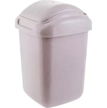 Odpadkový koš ODPADKOVÝ KOŠ STANA, OBJEM 15 L, ROZM. 22,5 X 23 X 30 CM, BÉŽOVÝ MRAMOR