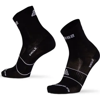 Moose Sportovní ponožky SMILE Barva: Černá, Velikost: XL