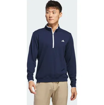 Dámská mikina ADIDAS Tréninkové tričko Lightweight Half-Zip XS BÍLÁ|MODRÁ