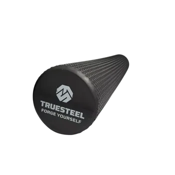 Pěnový válec TRUESTEEL Masážní válec - Foam roller 90 cm Černý