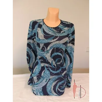 Dámský svetr Svetr dlouhý JASMÍNA, Barva Petrolejová, Velikost 38 - na zakázku, Materiál 100%Akryl