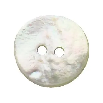 Knoflík Pro Háčkování Kulatý knoflík Ø 15 mm perleťový přírodní