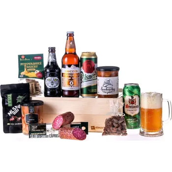 Dárkový potravinový koš Dárkový koš Pivní koš Muži sobě Exclusive