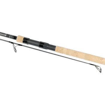 Rybářský prut Harrison Advanced Rods Harrison kaprový prut Aviator Plus 12,6ft 3,5lb All Black, sedlo 1K Carbon, Fullcork, Kigan ZDZ Gunsmoke 50mm