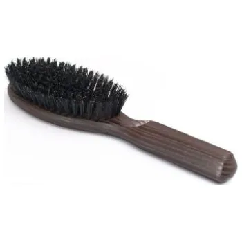 kartáč na vlasy Kartáč na vlasy z termodřeva s kančími štětinami - 9-řadý