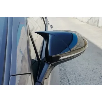 Auto zrcátko Kryty zrcátek Volkswagen Golf 7 2012 - 2019 batman černá