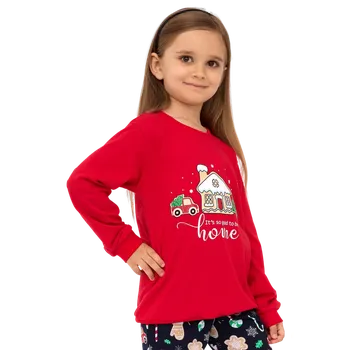 Dívčí pyžamo Dívčí dlouhé pyžamo Cornette 594/175 Home 86/92