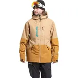 Meatfly pánská SNB & SKI bunda Helios Tan / Wood | Hnědá | Velikost S