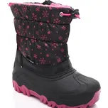 APAWWA dětské sněhule HD481P a HD482P černo-růžová Velikost: 26