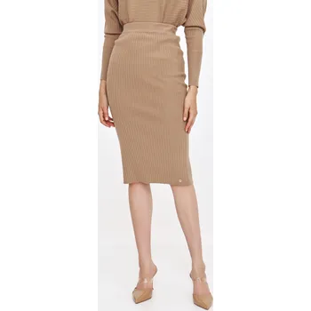 Dámská sukně Top Secret dámská úpletová sukně béžová Velikost: 36