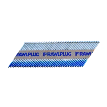 Sponkovačka RAWLPLUG Hřebíky na papírovém pásku 51mm, prstencové, černé - 3300 ks Varianta: 2,8 x 63 mm