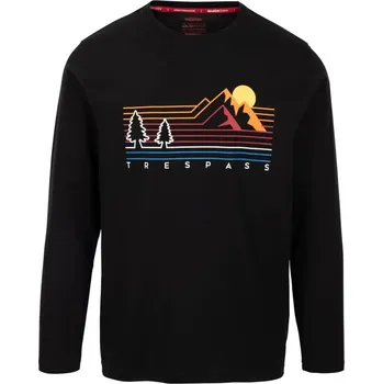 Pánské tričko Pánské triko Trespass Macley Trespass černá 3101137