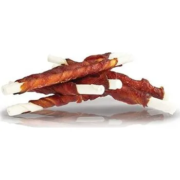 Pamlsek pro psa KIDDOG kachní masíčko na buvolí tyčince - 8 mm/12 cm 500 g