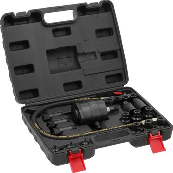 Palivový systém YATO Pneumatický stahovák vstřikovačů s adaptéry Bosch, Delphi, Denso a Siemens