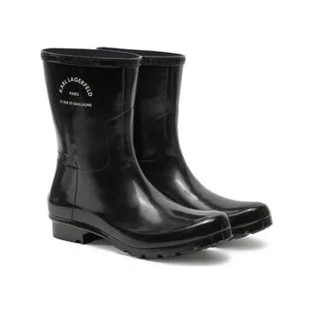 Pánské holínky Holínky KARL LAGERFELD KL47075S Černá 36