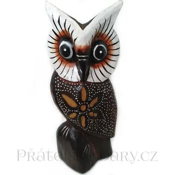 Sova Sovička / dřevo 16 cm