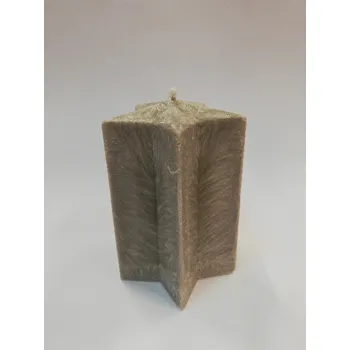 Svíčka Svíčka vonná z palmového vosku - válec hvězda malá - jasmín