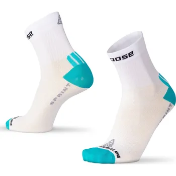 Pánské ponožky Moose Celoelastické běžecké ponožky SPRINT Barva: Bílá, Velikost: M