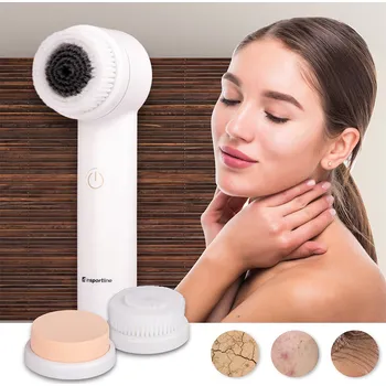 Elektrický čistič pleti inSPORTline Čistící kartáček na pleť 2v1 Cerluci