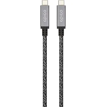 Datový kabel Epico Thunderbolt 4 opletený kabel - vesmírně šedý + DOPRAVA ZDARMA