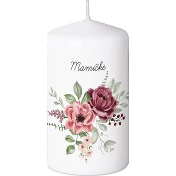 Svíčka SK.Válec 50x90 mm Mamičke, svíčka 110 gram 110 gram