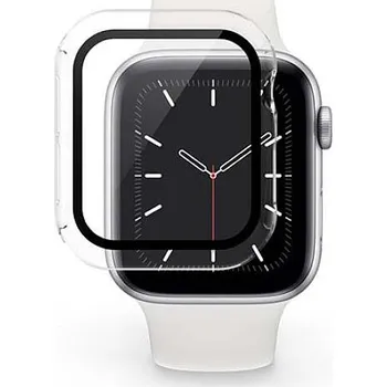Chytré hodinky Epico Glass Case Apple Watch SE/Series 4/5/6 - 44mm - transparentní