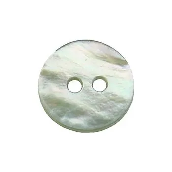 Knoflík Pro Háčkování Kulatý knoflík Ø 12 mm perleťový pastelově zelený