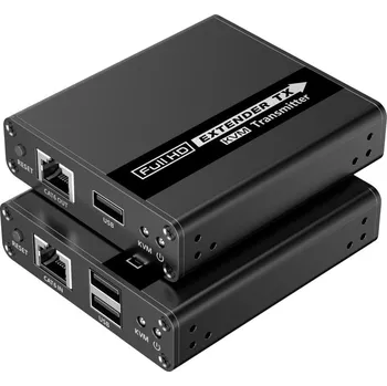 Video redukce OEM Extender HDMI KVM 4K a FULL HD 1080p na 70m s přenosem USB KHEXT70-6