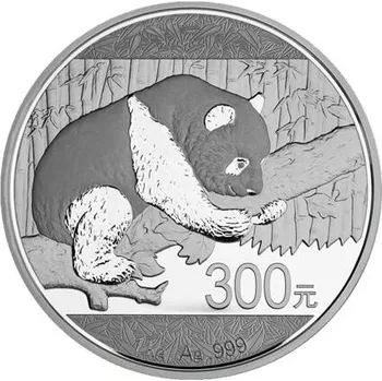 Stříbrná mince 300 Yuan Panda 1 kg 2016 PROOF