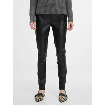 Černé dámské koženkové kalhoty ORSAY - Dámské Orsay šedá 3070407