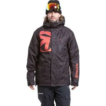 Meatfly pánská SNB & SKI bunda Shader Morph Black | Černá | Velikost XXL