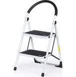 B2B Partner Ocelové skládací schůdky s pěnovým madlem, 475 mm, 2 stupně