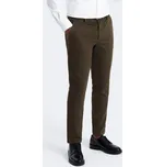 Pánské kalhoty OMBRE OM-PACP-0190 DARK OLIVE GREEN XXL