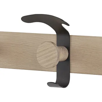 Věšák Muuto, Háček na věšákovou lištu Avail černý - Formadore