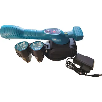 Elektrický stroj na pokládku dlaždic s přísavkou a 2 bateriemi (18V)