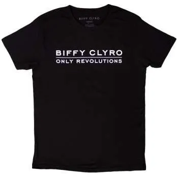 Pánské oblečení Merch Biffy Clyro: Biffy Clyro Unisex T-shirt: Only Revolutions (xx-large) XXL