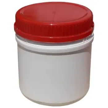 Dóza na potraviny HDPE DÓZA 500 ML BÍLÁ UN 95/80 x 105 MM VČETNĚ VÍČKA + MEZIVÍČKA/1648KS PALETA