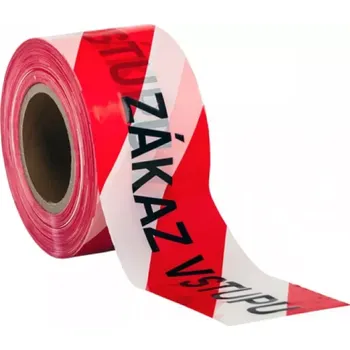 Výstražná páska VYTYČOVACÍ PÁSKA S NÁPISEM VSTUP ZAKÁZÁN (7,5CM X 250 M)