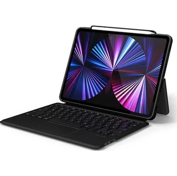 Pouzdro na tablet Epico Keyboard Case iPad Pro 12,9" (2018 / 2020 / 2021 / 2022) - ES/černá + DOPRAVA ZDARMA