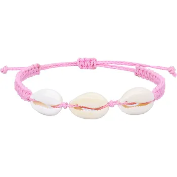 Náramek Olivie Náramek z mušlí RŮŽOVÝ 9234