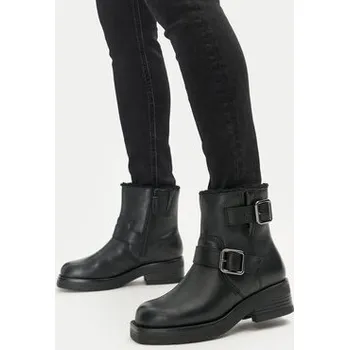 Dámské kozačky Polokozačky Clarks Rebelle Buckle 26178891 Černá 41