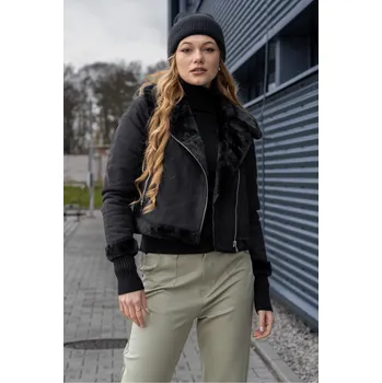 Dámská bunda Vero Moda dámská krátká bunda Peggy černá Velikost: XS