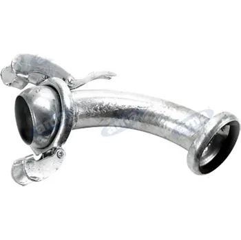 Stavebniny Koleno 90 stupňů 159 mm - zinkováno - BAUER