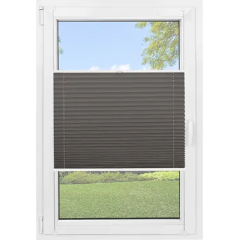 Roleta Plisa Termoizolaení plisovaná roleta Steel Silver 112 cm x volitelná výška