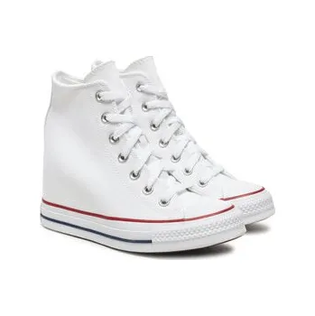 Pánská obuv Plátěnky Converse Chuck Taylor All Star Wedge Platform A11908C Bílá 39_5