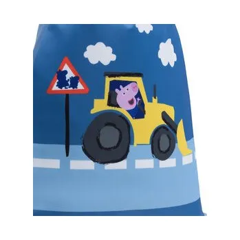 Sportovní vak Vak na stahovací šňůrky Peppa Pig ACCCS_SS24-510PP Tmavomodrá NOSIZE